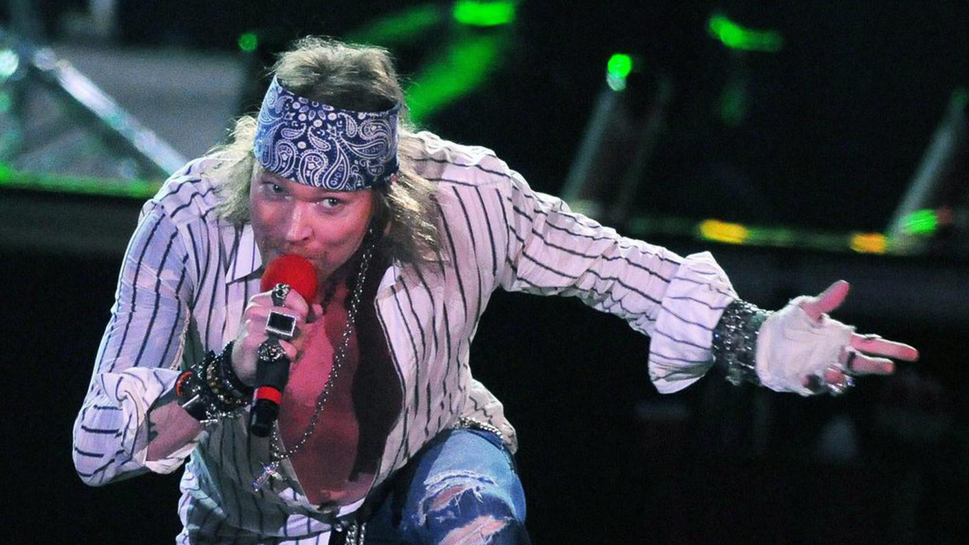 Axl Rose nel 2010