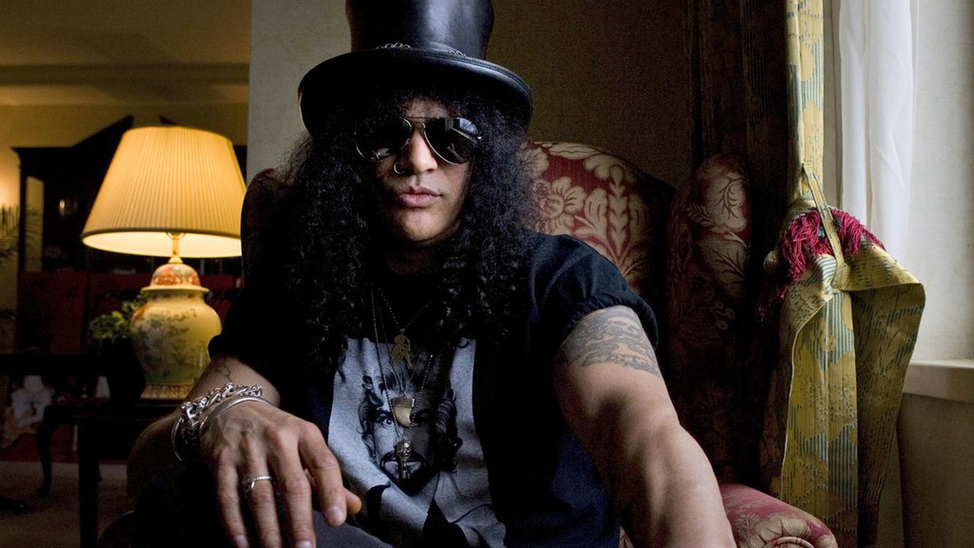 Gli attriti tra Slash (nella foto) e Axl Rose non sono mai stati appianati