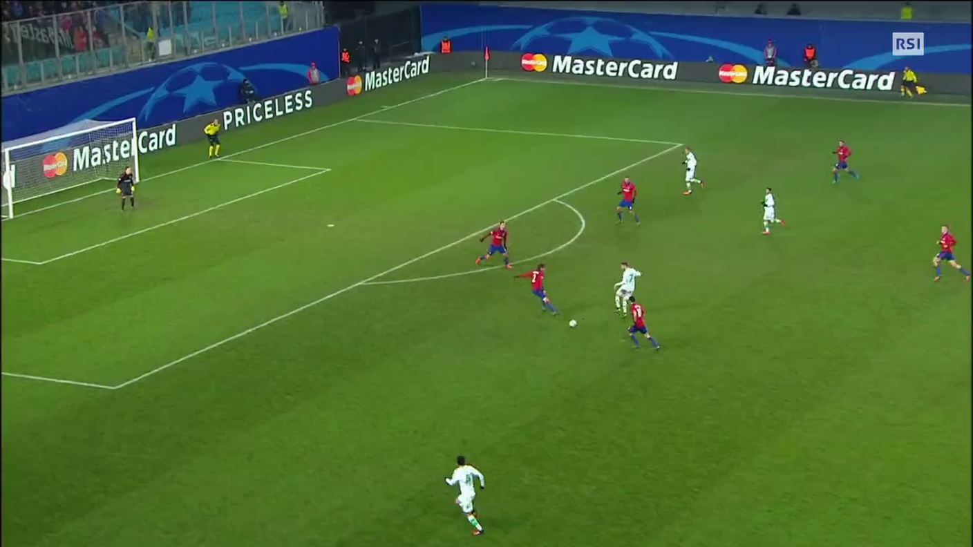 CL, highlights di CSKA Mosca - Wolfsburg (25.11.2015)