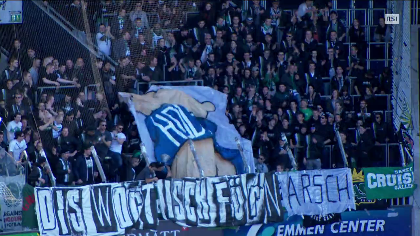Super League, Lucerna - San Gallo (La Domenica Sportiva 21.02.2016)