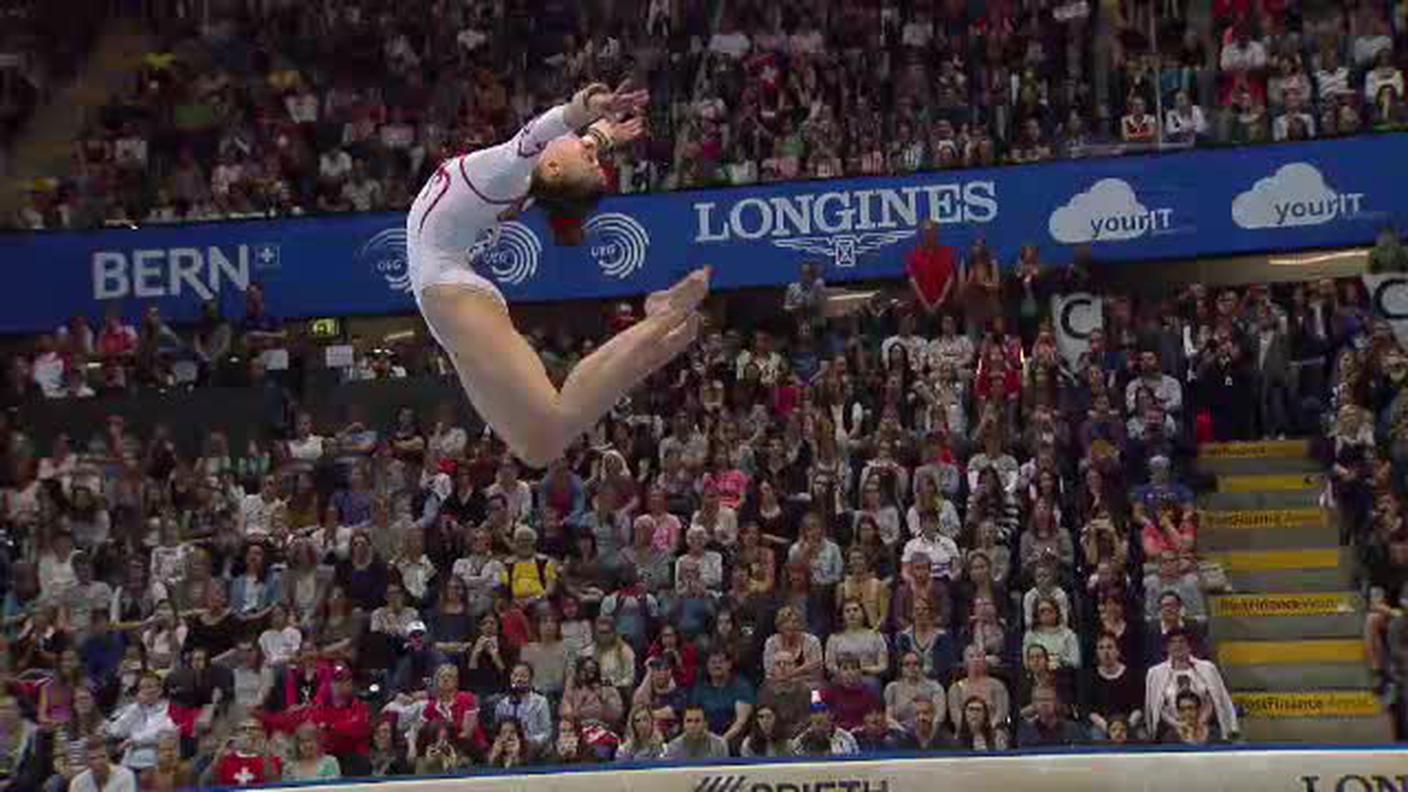 Europei ginnastica, la prova di Ilaria Käslin alla trave (05.06.2016)