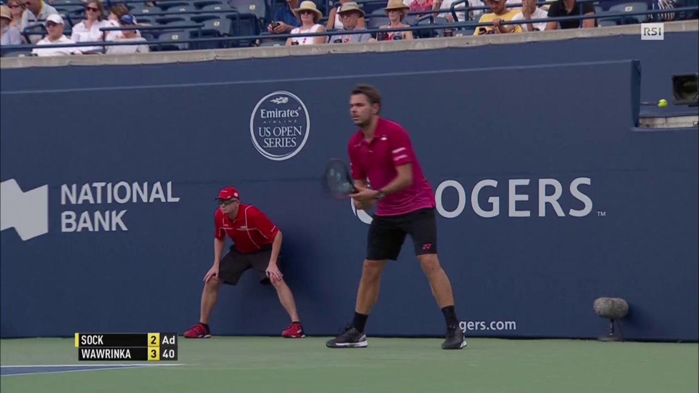 ATP Toronto, le highlights di Wawrinka - Sock (28.07.2016)