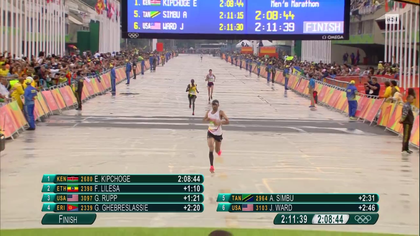 Rio 2016, l'arrivo di Tadesse Abraham (21.08.2016)