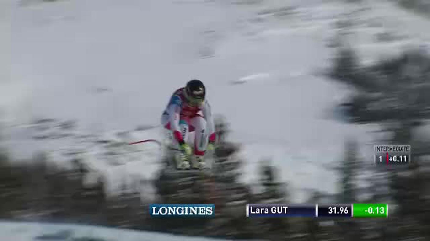 Discesa di Lake Louise, la discesa di Lara Gut (03.10.2016)