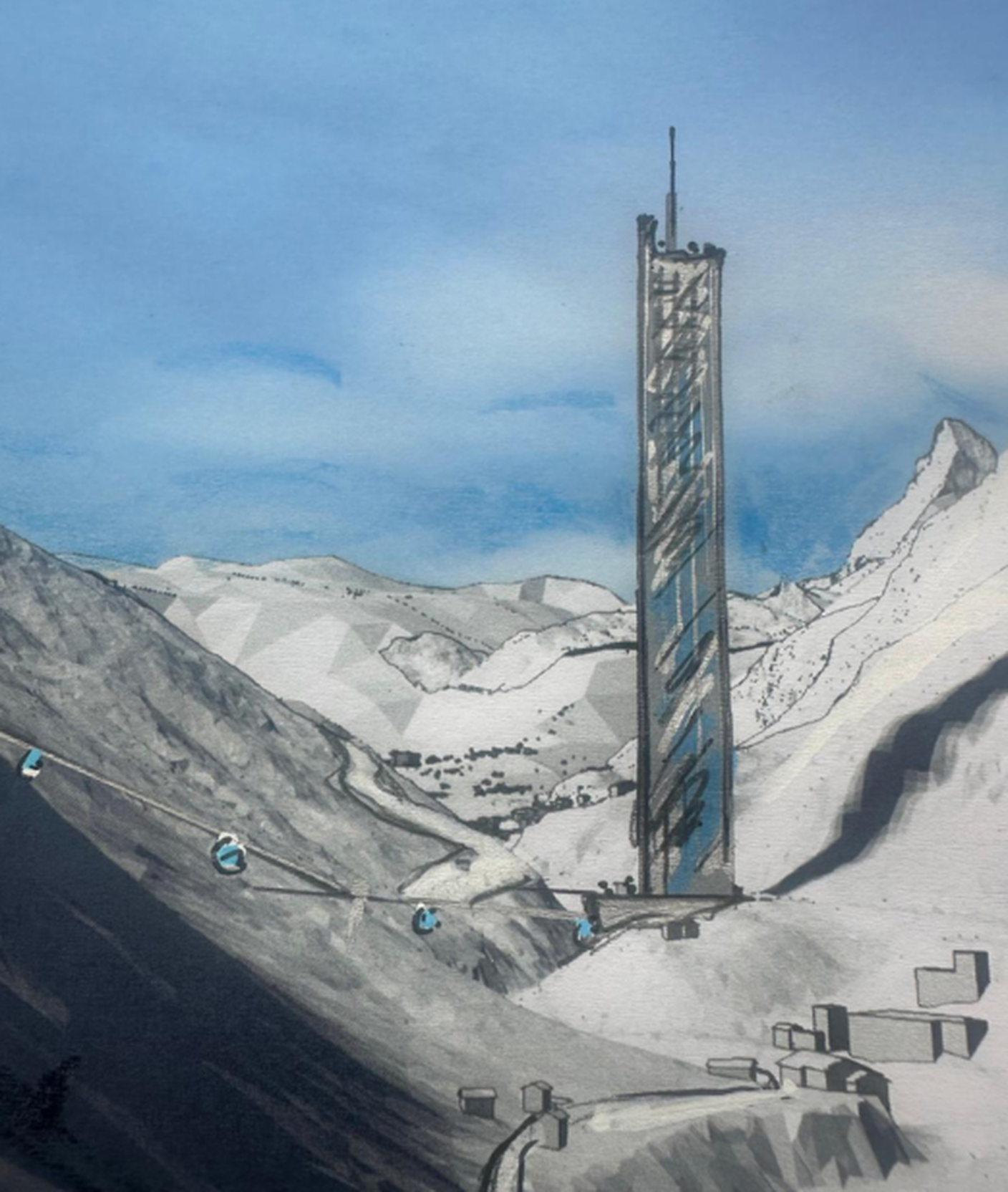 Una torre di 260 metri