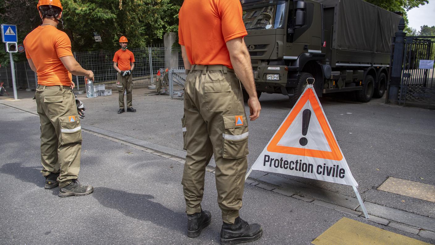 La protezione civile conta circa 57’000 membri, contro un obiettivo nazionale di 72.’000.