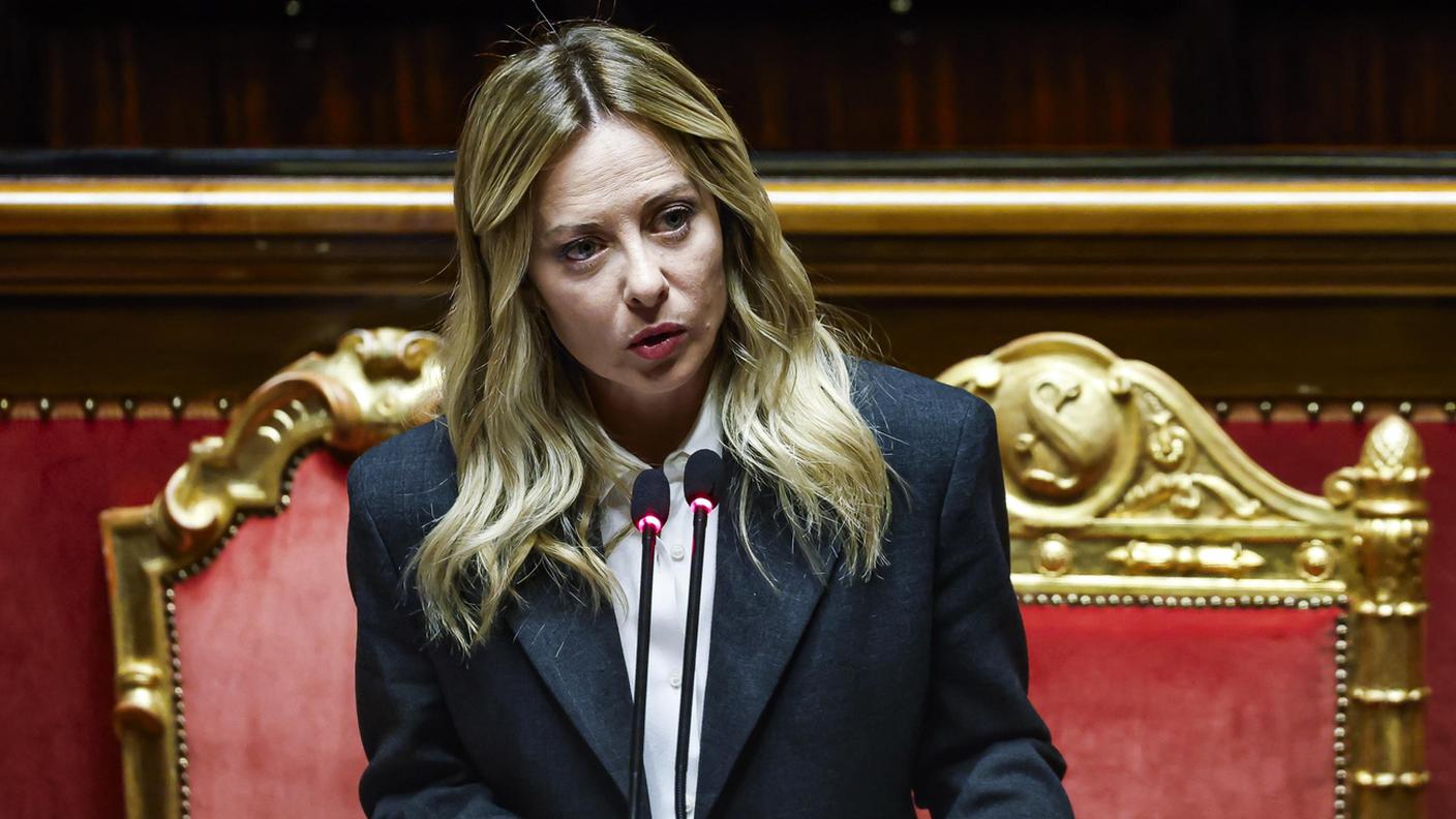 La Presidente del Consiglio italiana Giorgia Meloni