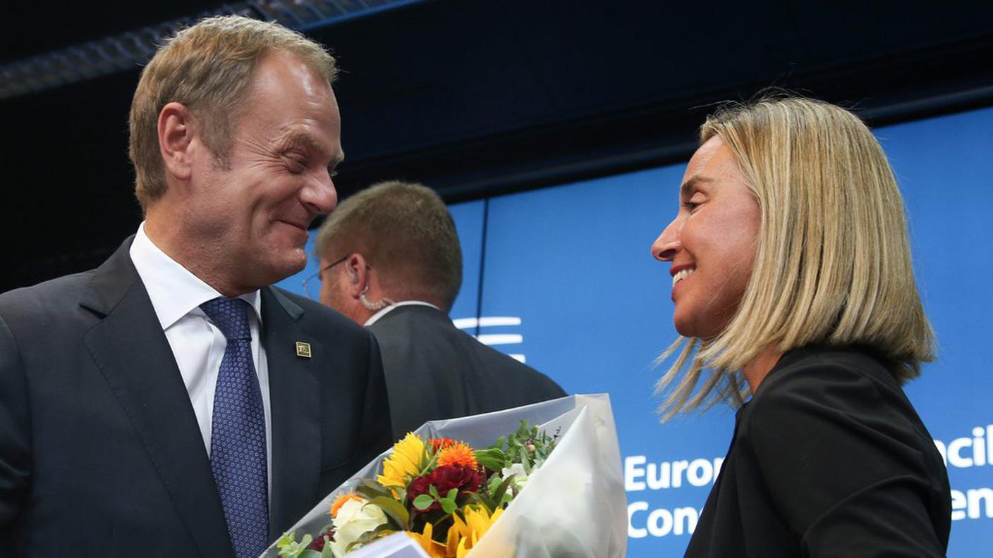 Un estratto del discorso di Mogherini, sabato sera a Bruxelles