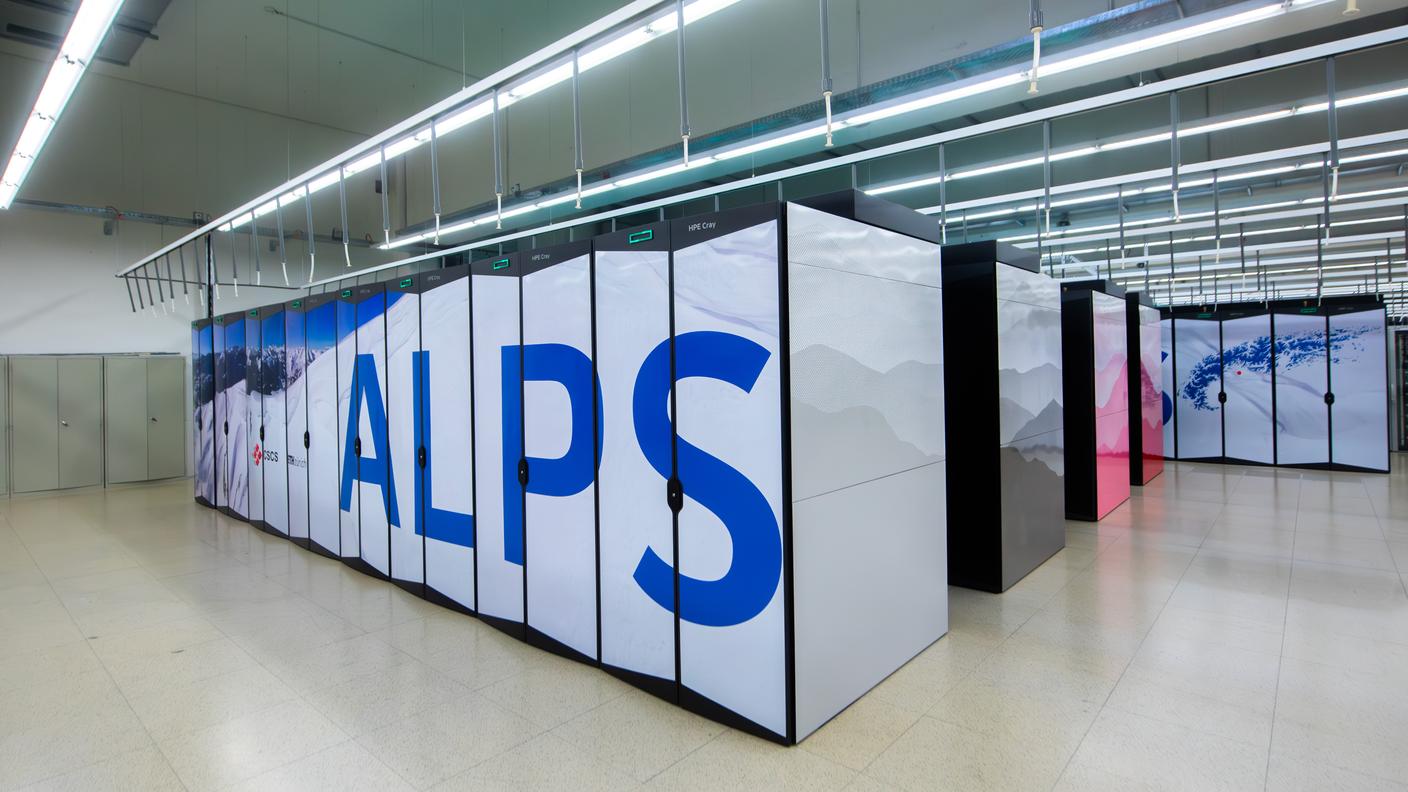 Alps, il supercomputer del Centro svizzero di calcolo scientifico di Lugano (CSCS)