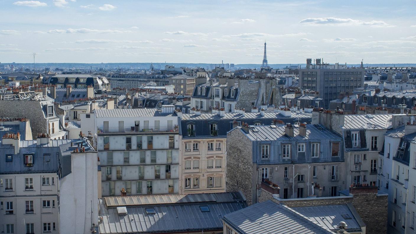 La densità del costruito a Parigi