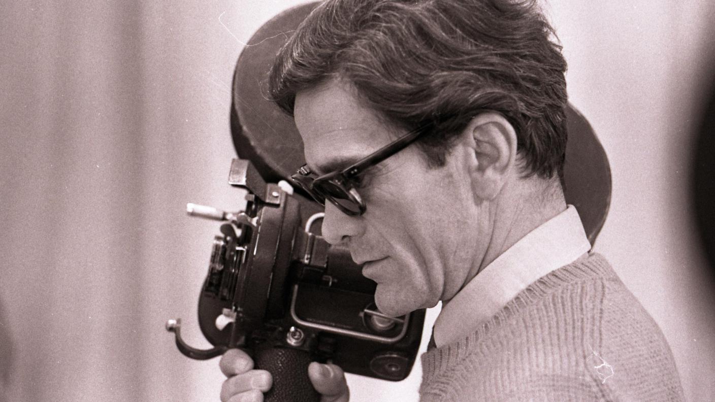Pier Paolo Pasolini sul set di "Teorema" (1968)