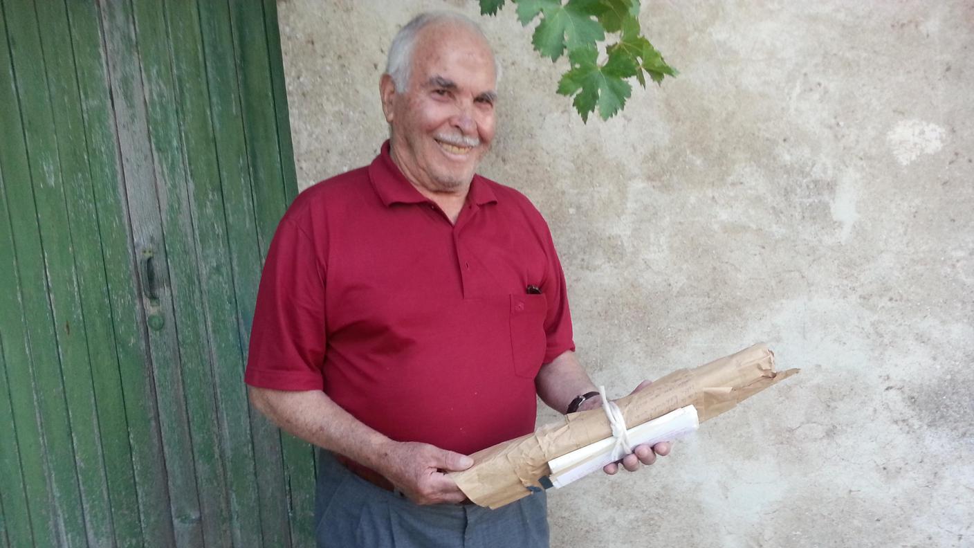 Carmelo Campanella e il suo "papiro"