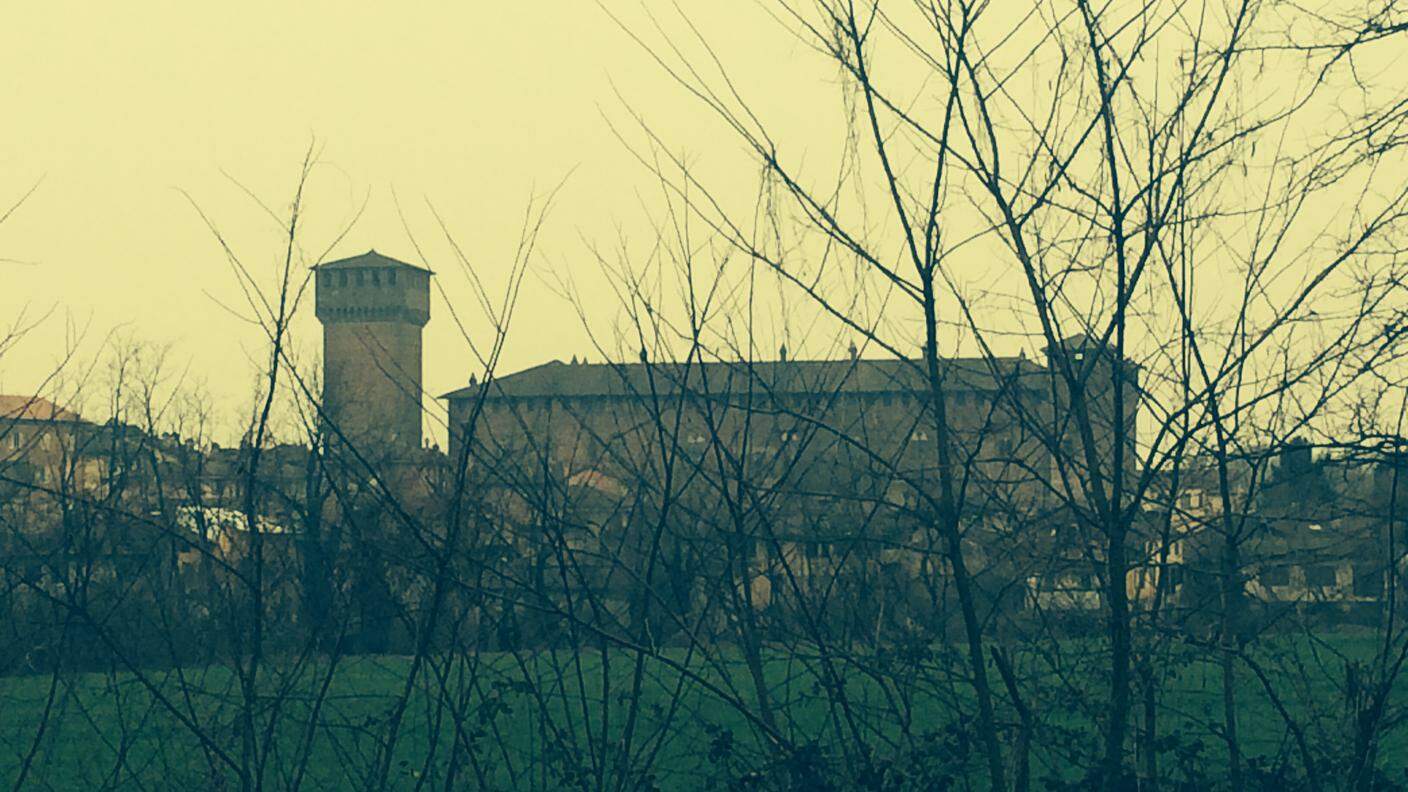 Il castello Bolognini a Sant'Angelo Lodigiano, luogo delle riprese