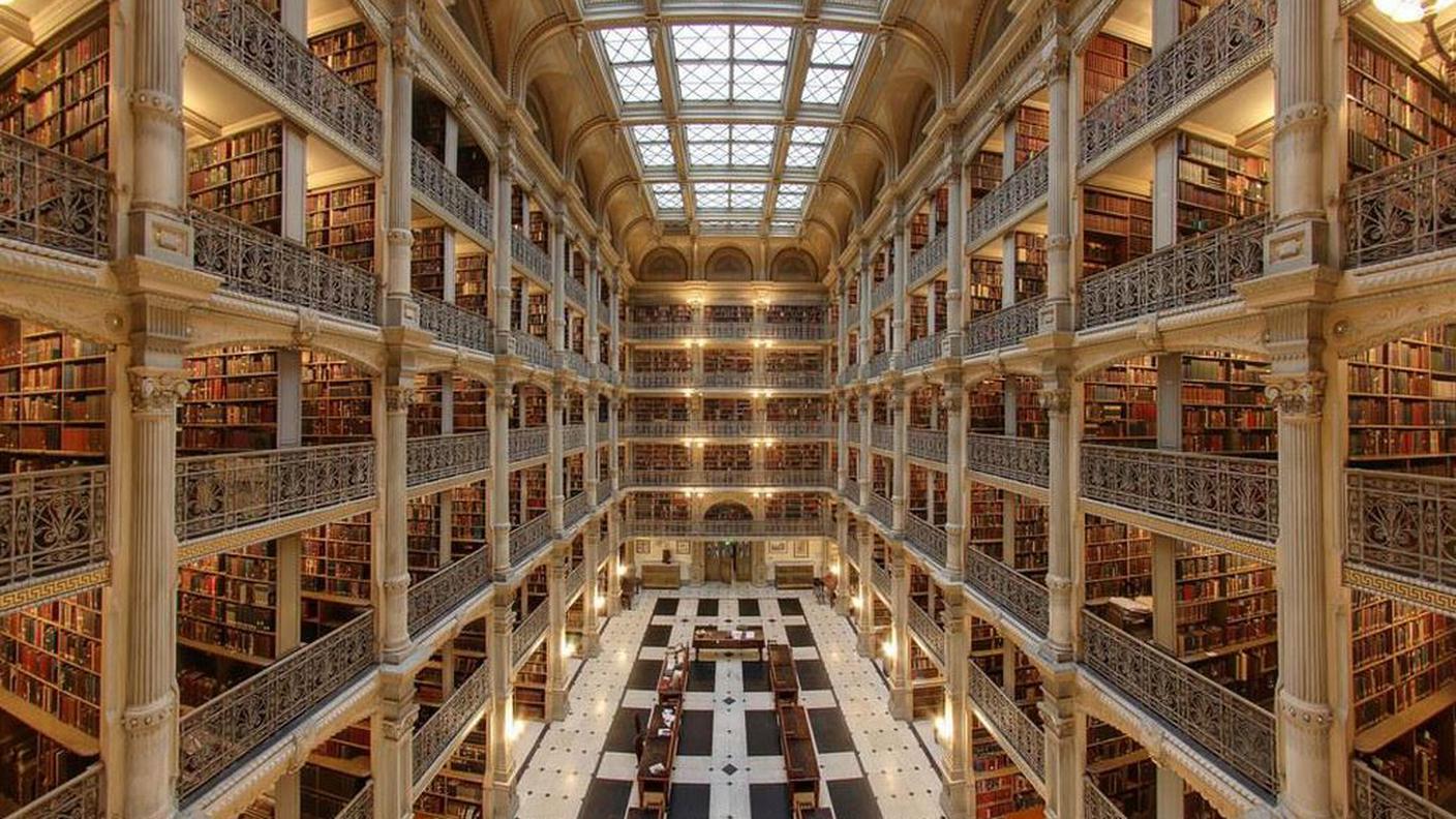Usa, Baltimora, George Peabody Library