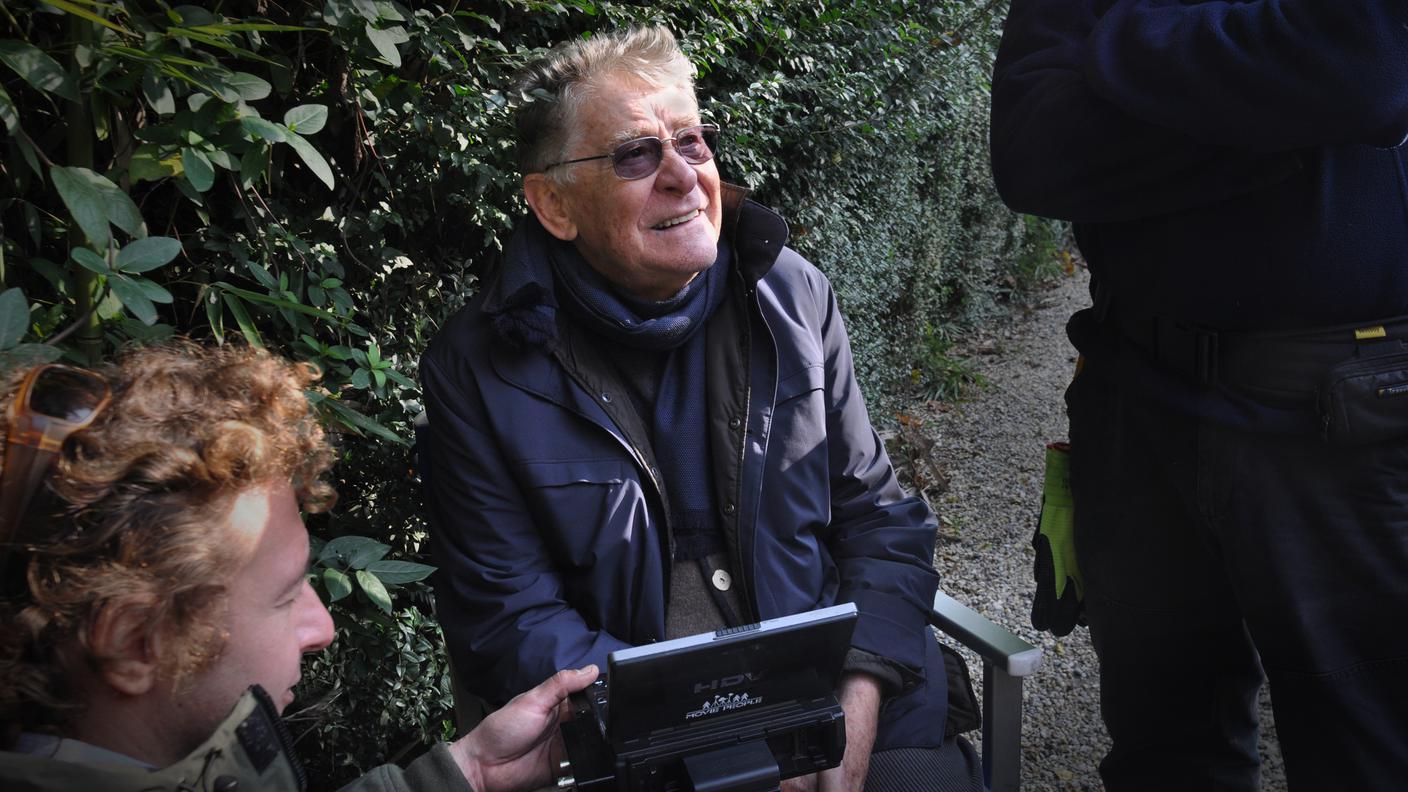 Ermanno Olmi sul set di Il pianeta che ci ospita (1)