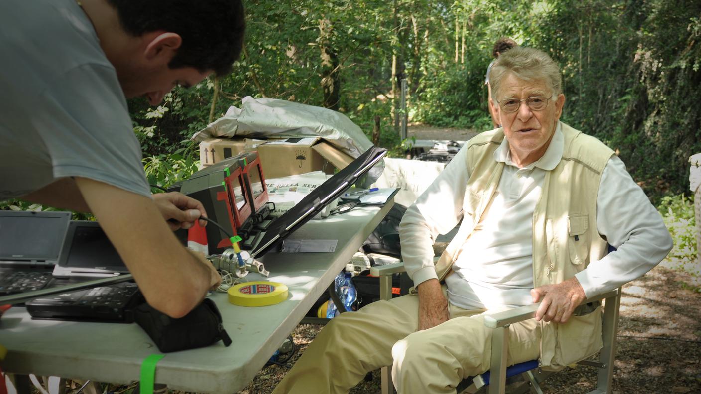 Ermanno Olmi sul set di Il pianeta che ci ospita (3)