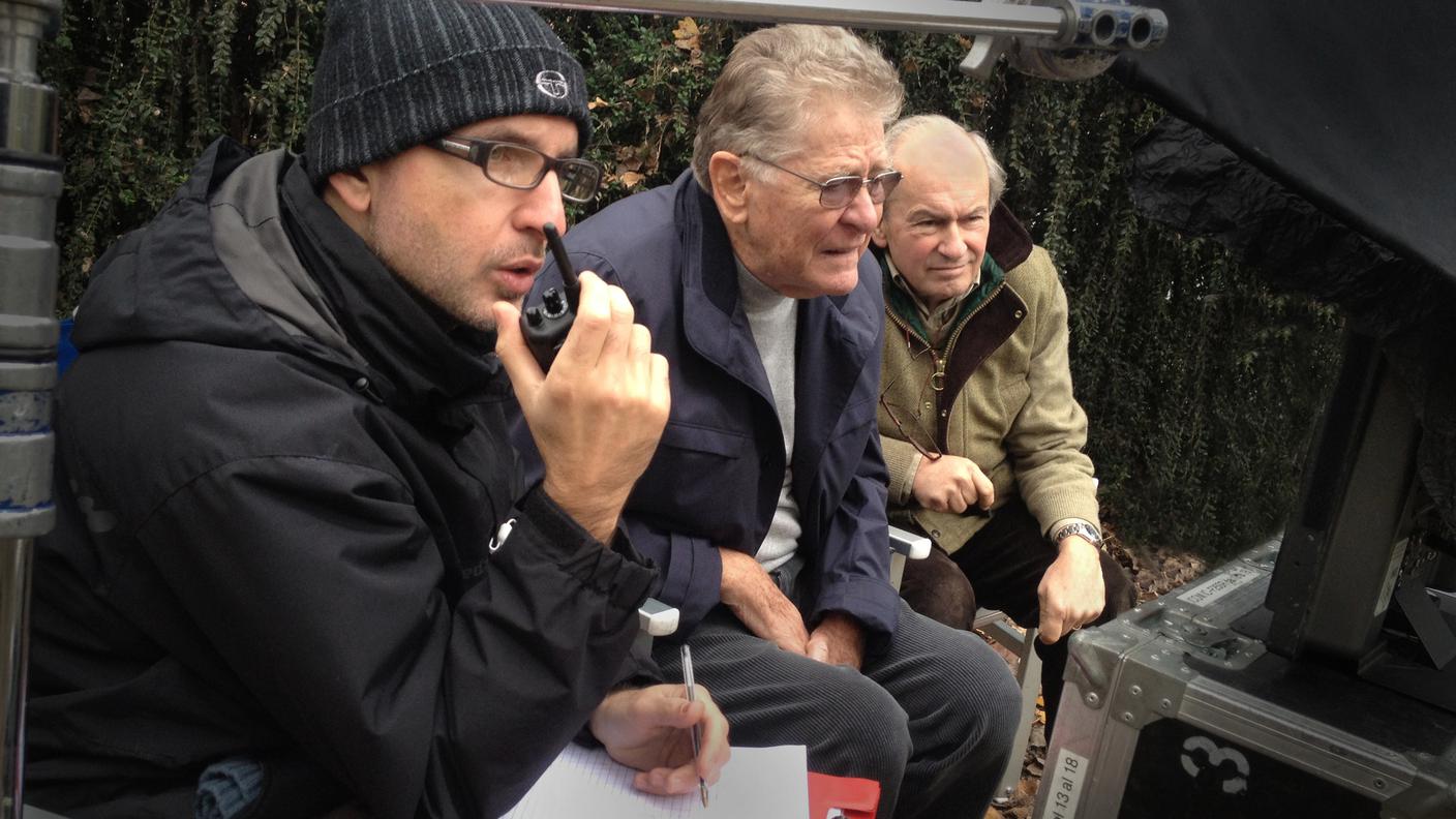 Ermanno Olmi sul set di Il pianeta che ci ospita (4)