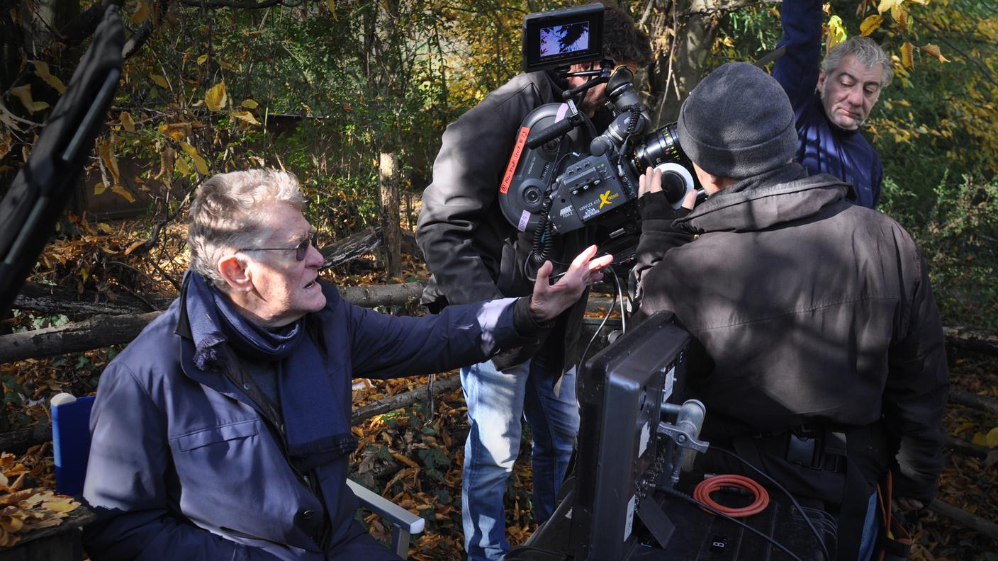 Ermanno Olmi sul set di Il pianeta che ci ospita (2)