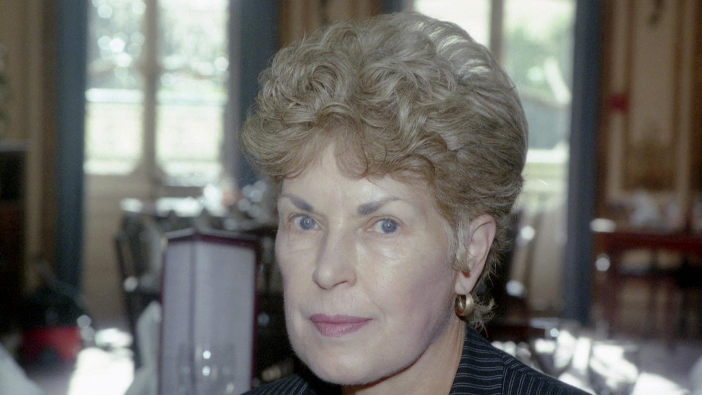 La scrittrice in una foto di vent'anni fa