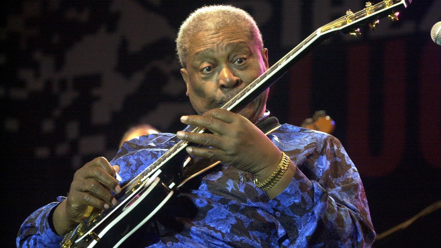 B.B. King a Piazza Blues, a Bellinzona nel 2001