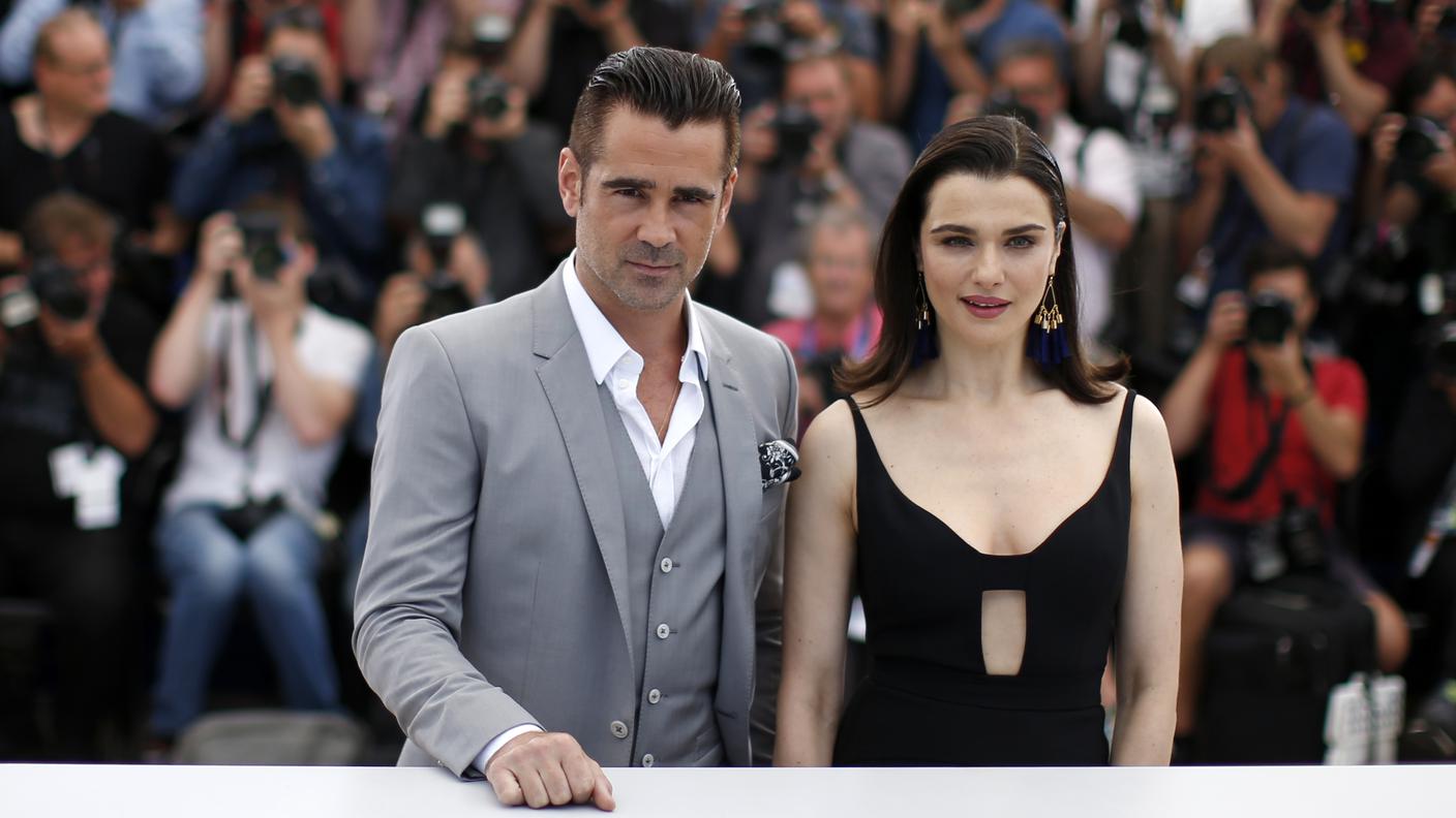 Rachel Weisz e Colin Farrel alla presentazione del film