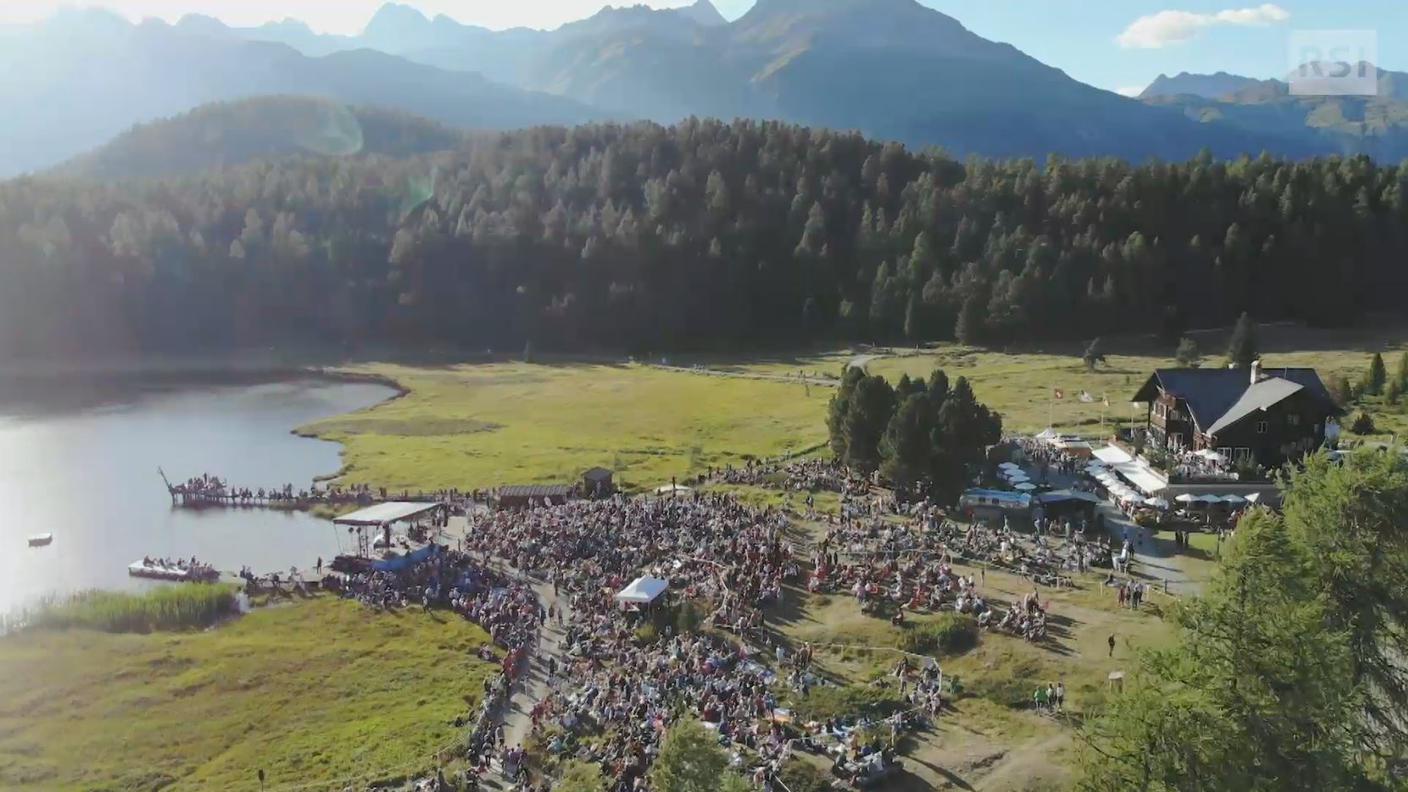 Il concerto di Ludovico Einaudi sul Lago di Staz