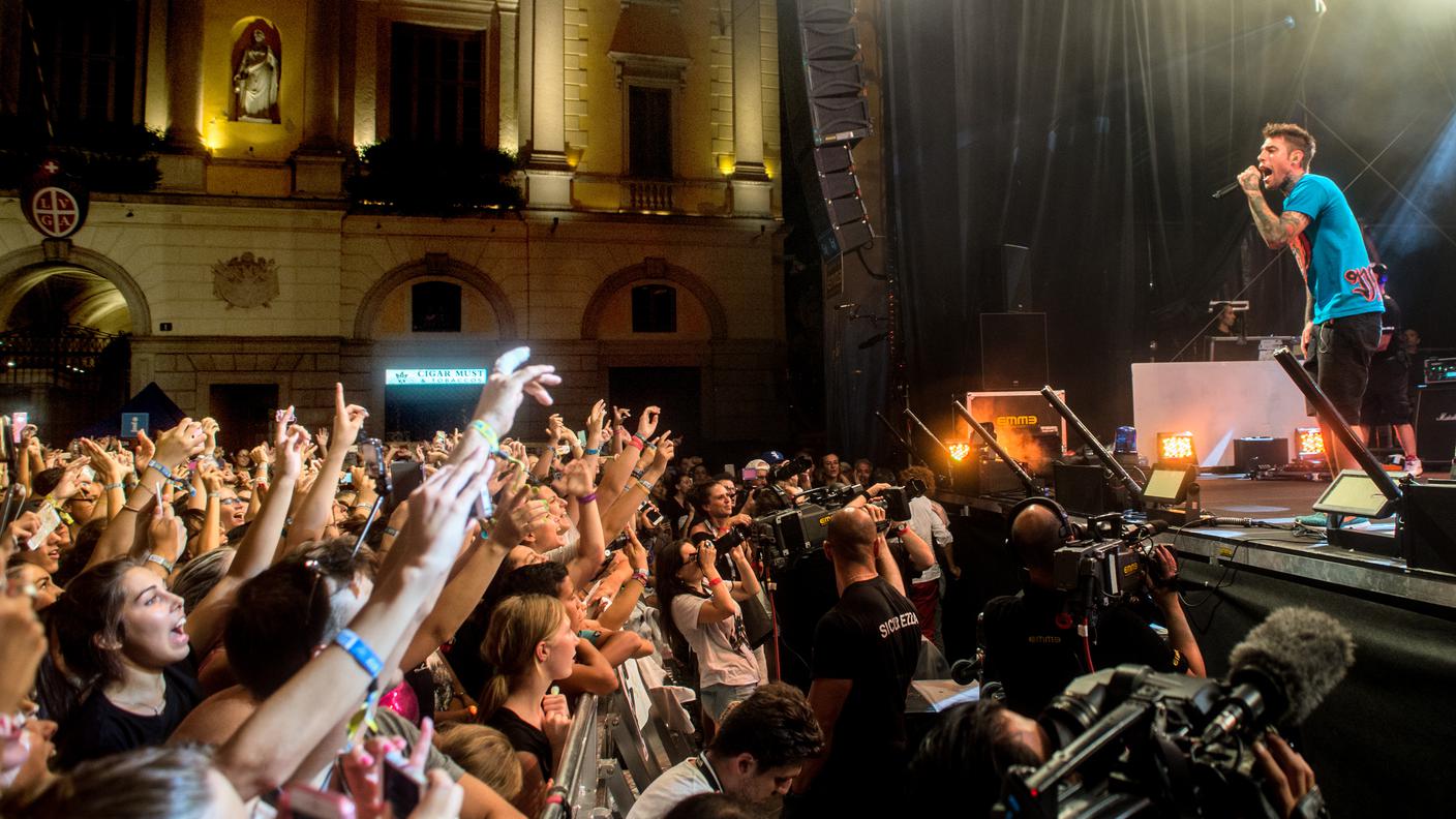 Fedez in Piazza Riforma