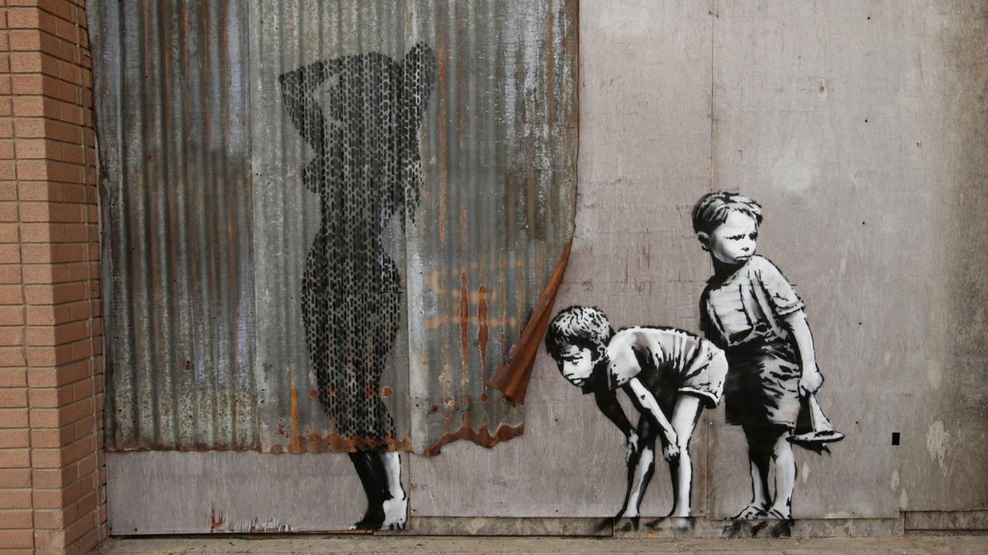 Un'altro spazio creato da Banksy all'interno del suo parco a Weston