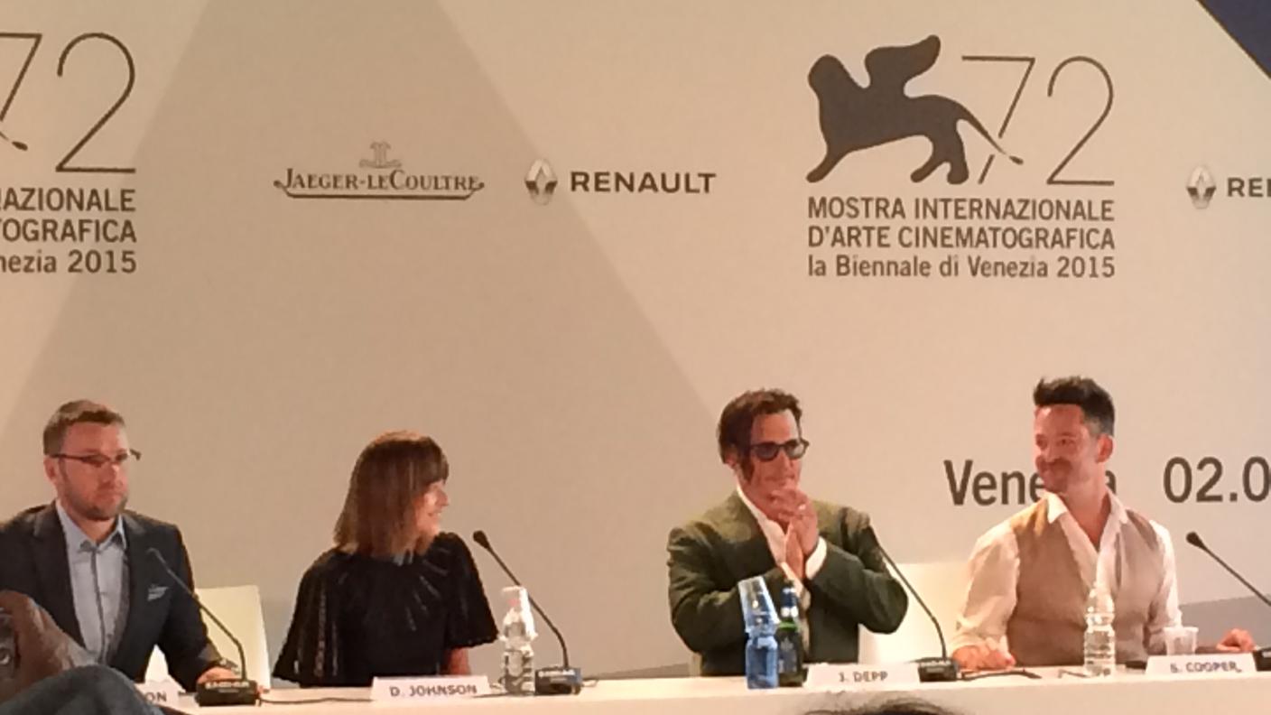 Conferenza stampa di Black Mass a Venezia