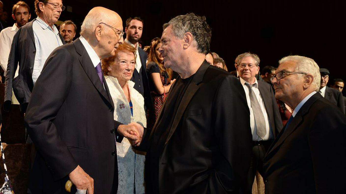 Il Presidente emerito Napolitano incontra Gitai
