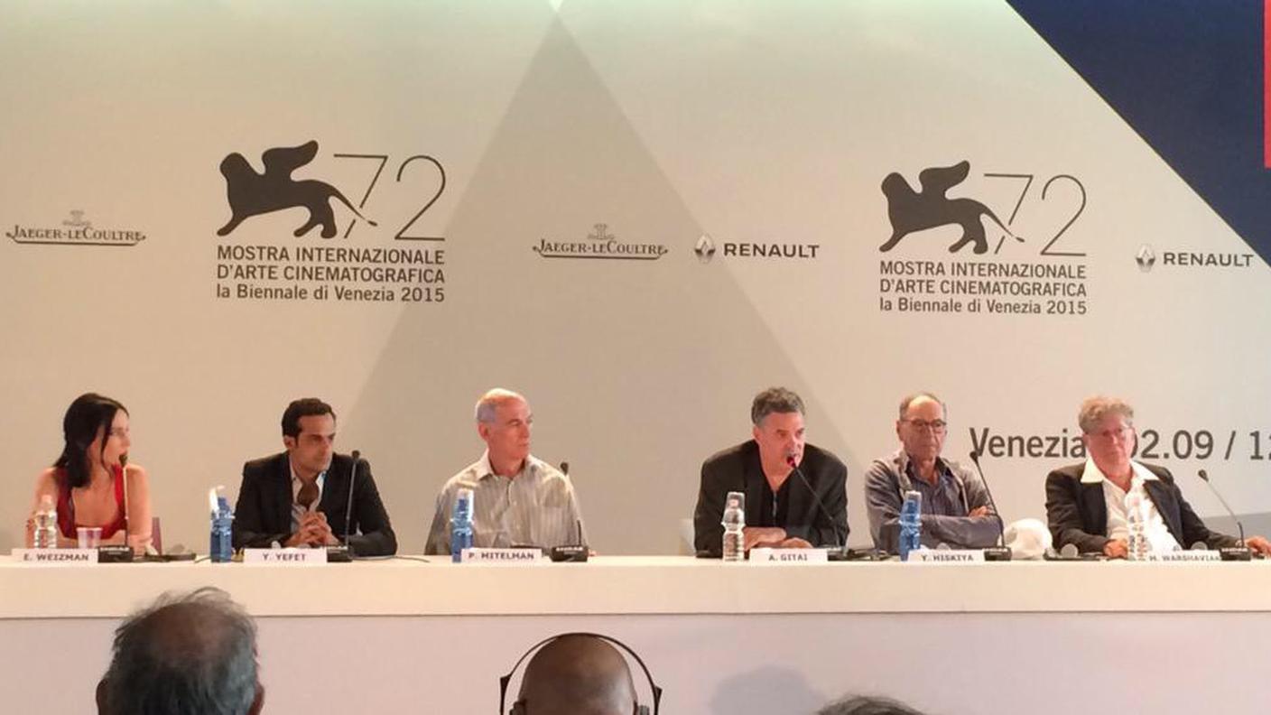 La conferenza stampa del film di Gitai