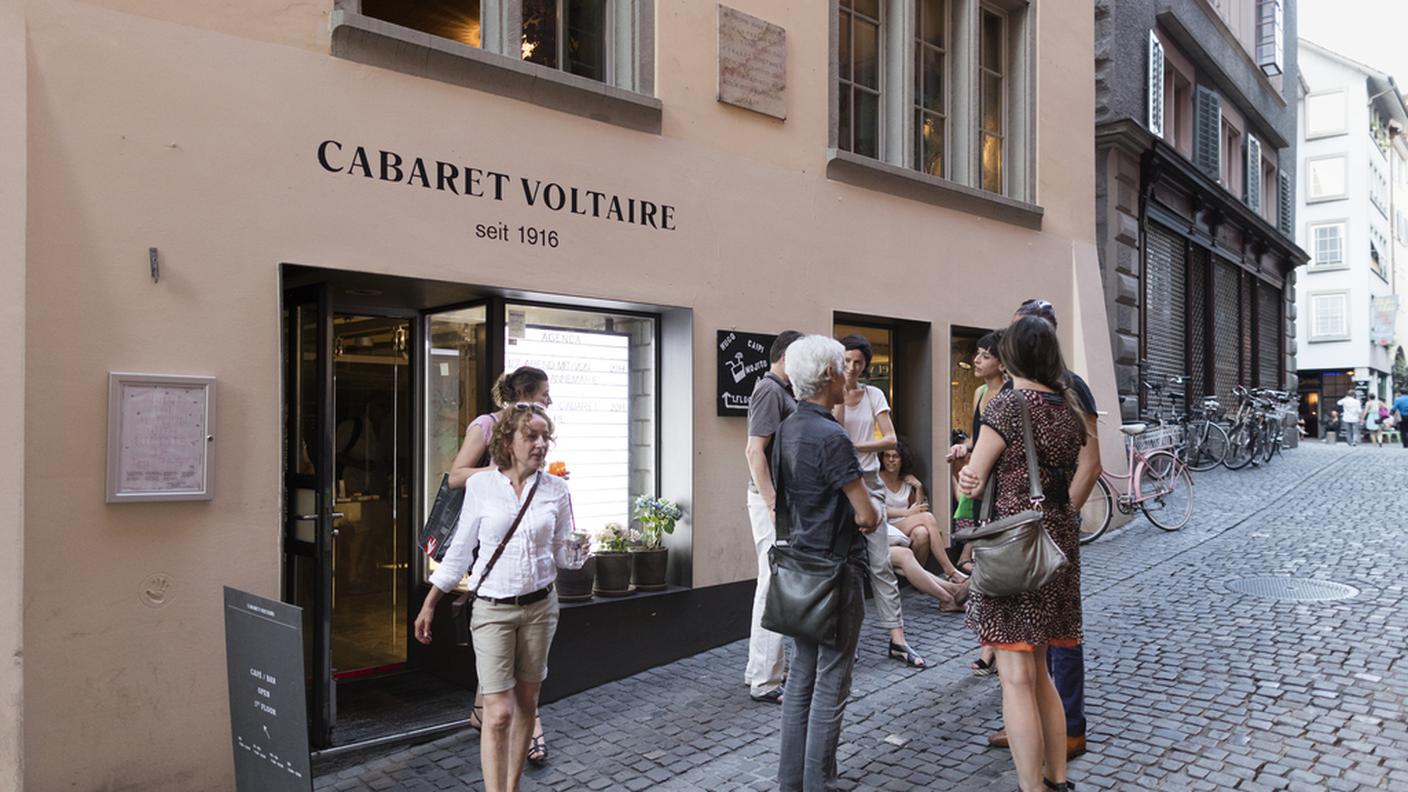 Il Cabaret Voltaire oggi, dove nacque il movimento Dada