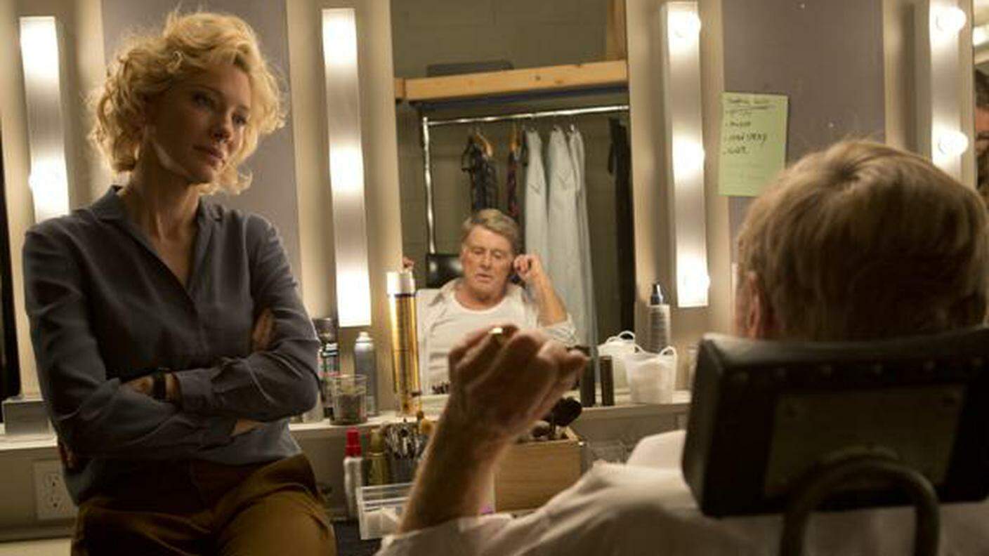 Una scena del film con Cate Blanchett e Robert Redford