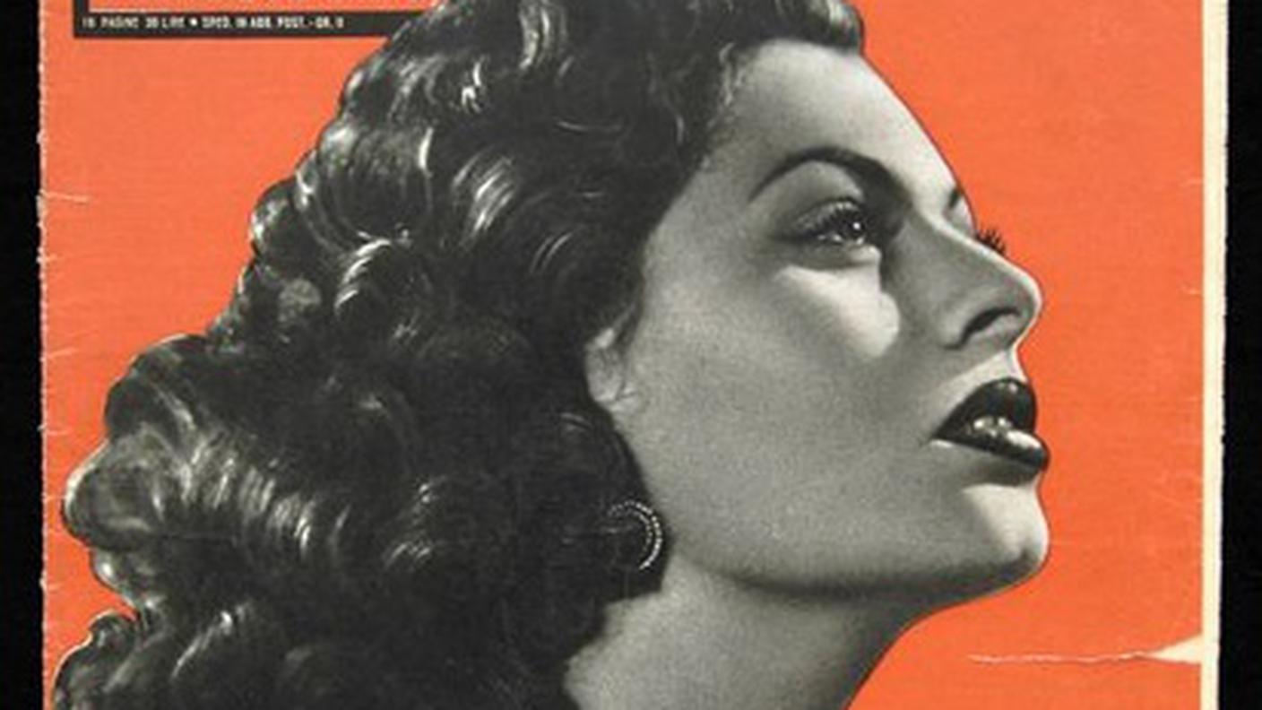 Ritratto sulla copertina di Cine Illustrato del 1952