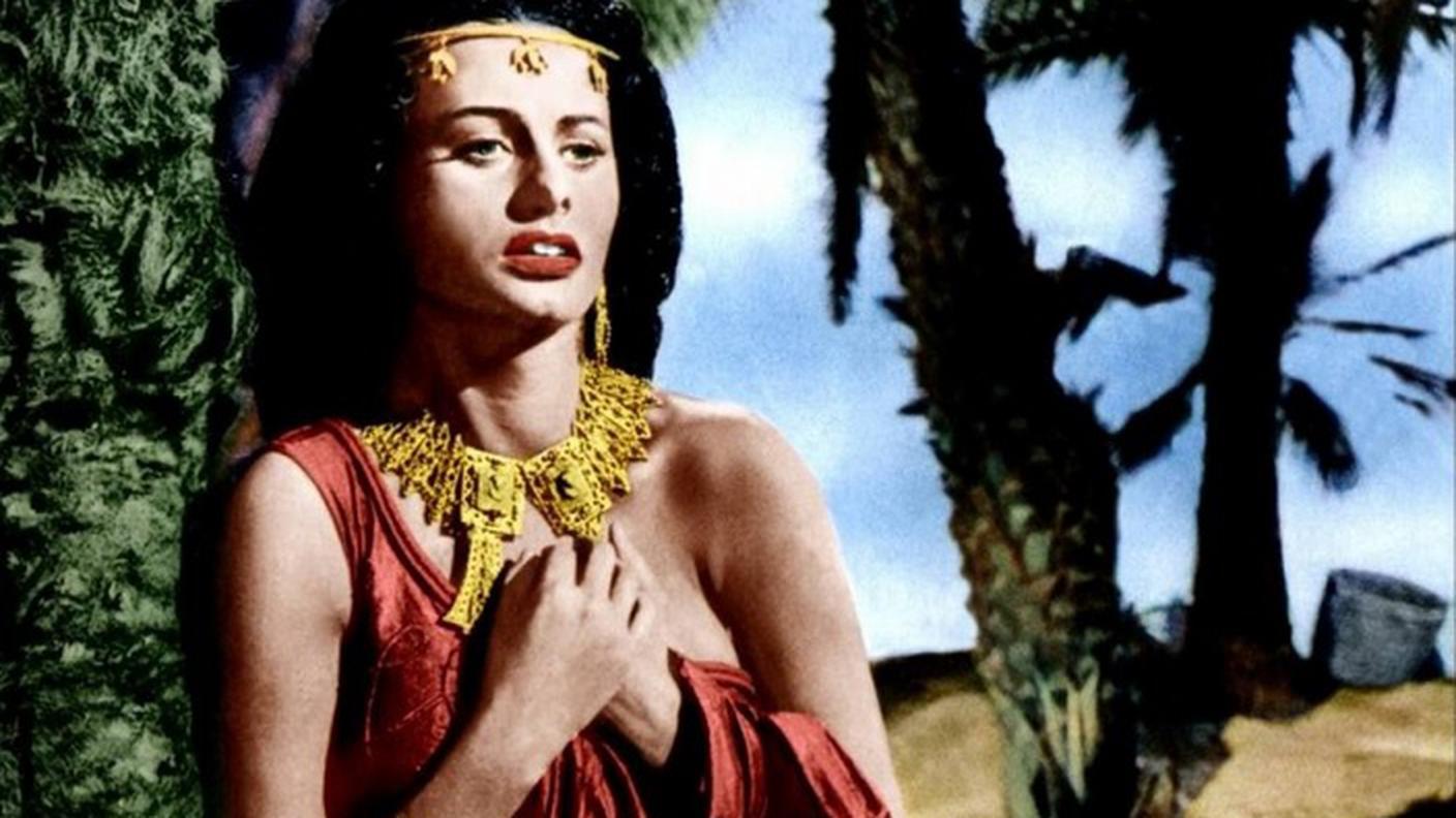 L'attrice nel 1953 in 'Aida'
