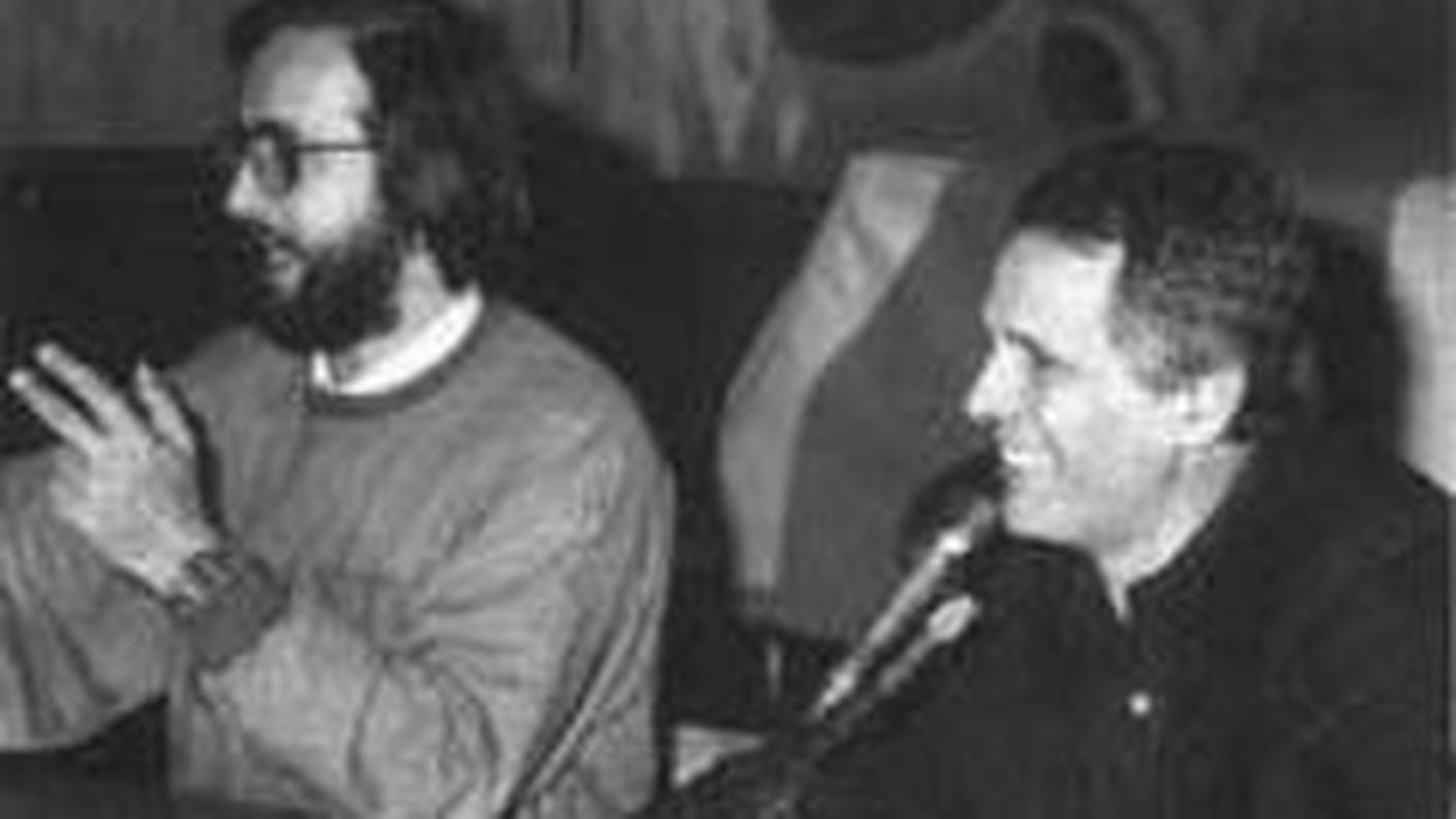 Giuliano Gemma con Gino Buscaglia (1989)