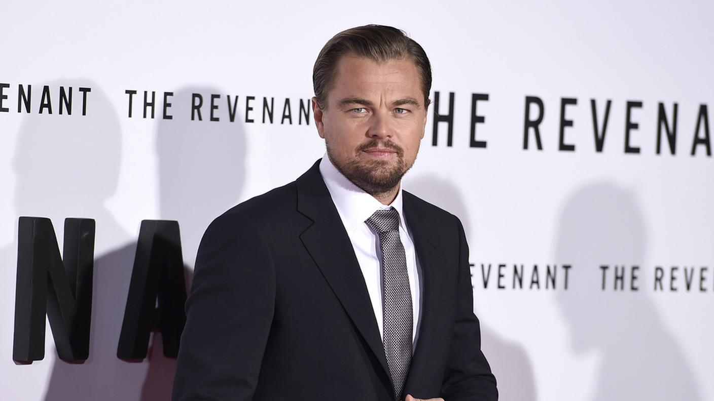 Leonardo Di Caprio alla prima del suo nuovo film