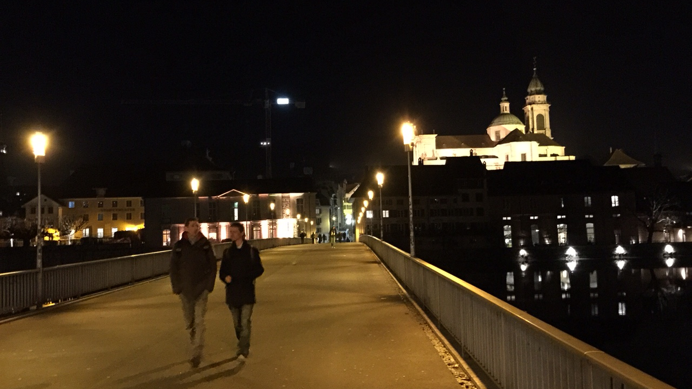 Lunedì sera: ponte sul fiume