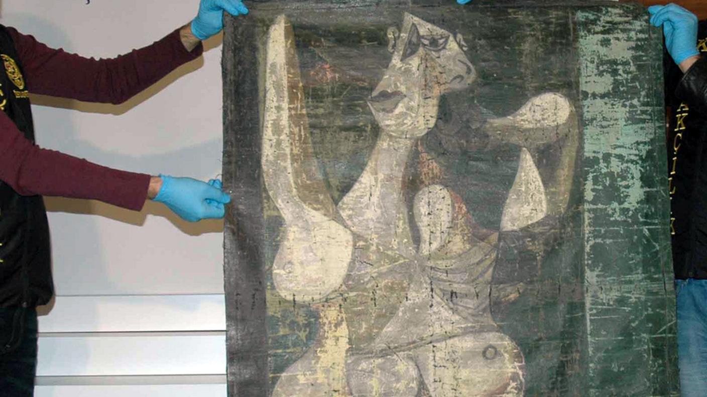 Il dipinto recuperato dalla polizia turca