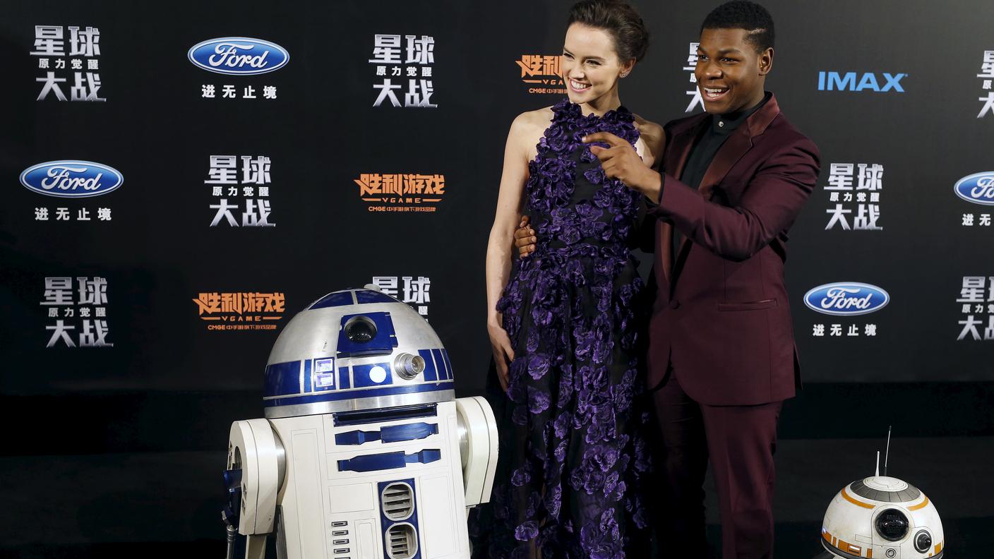 Rey e Finn, ovvero Daisy Ridley e John Boyega, sono tornati al lavoro