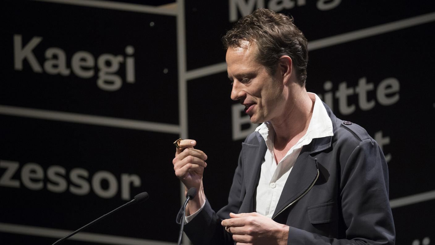 Stefan Kaegi, del collettivo Rimini Protokoll, vincitore dell'Anello Hans Reinhart 2015