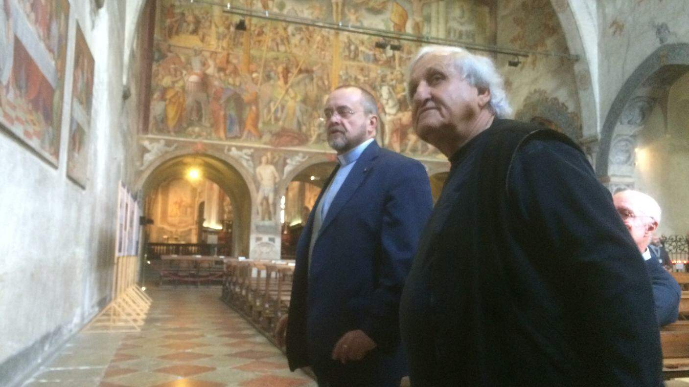 Con il parrocco, don Giorgio Paximadi