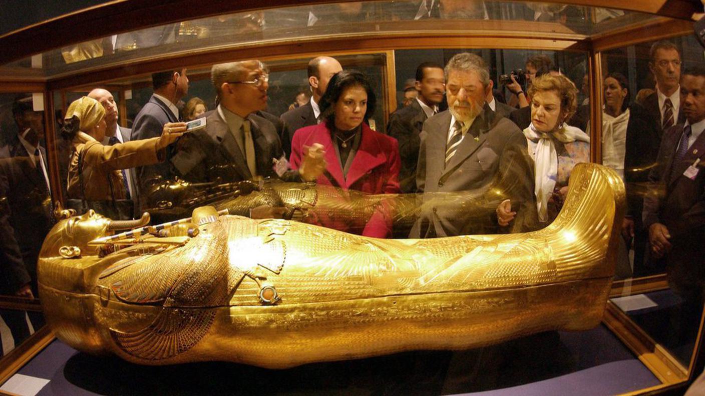 Il sarcofago del "faraone bambino"