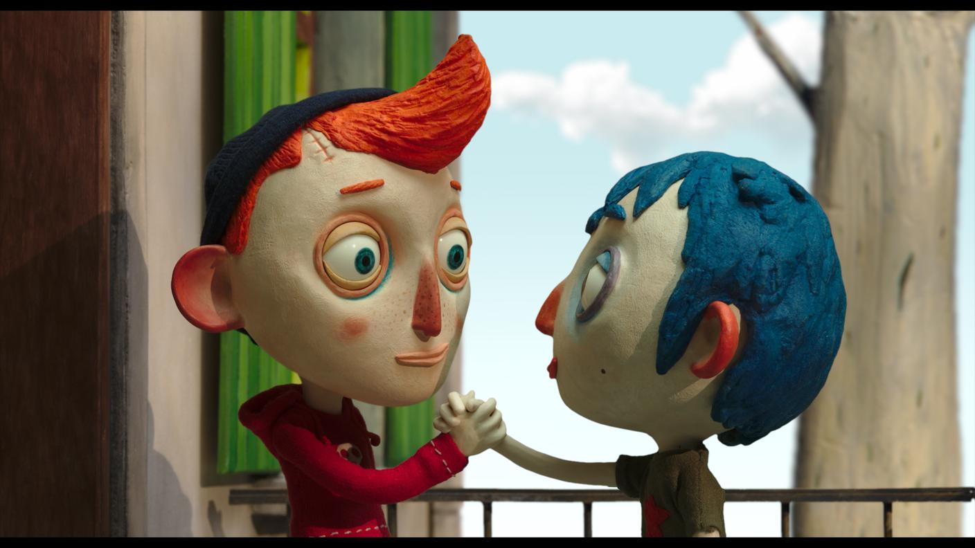 Una scena di "Ma vie de courgette"