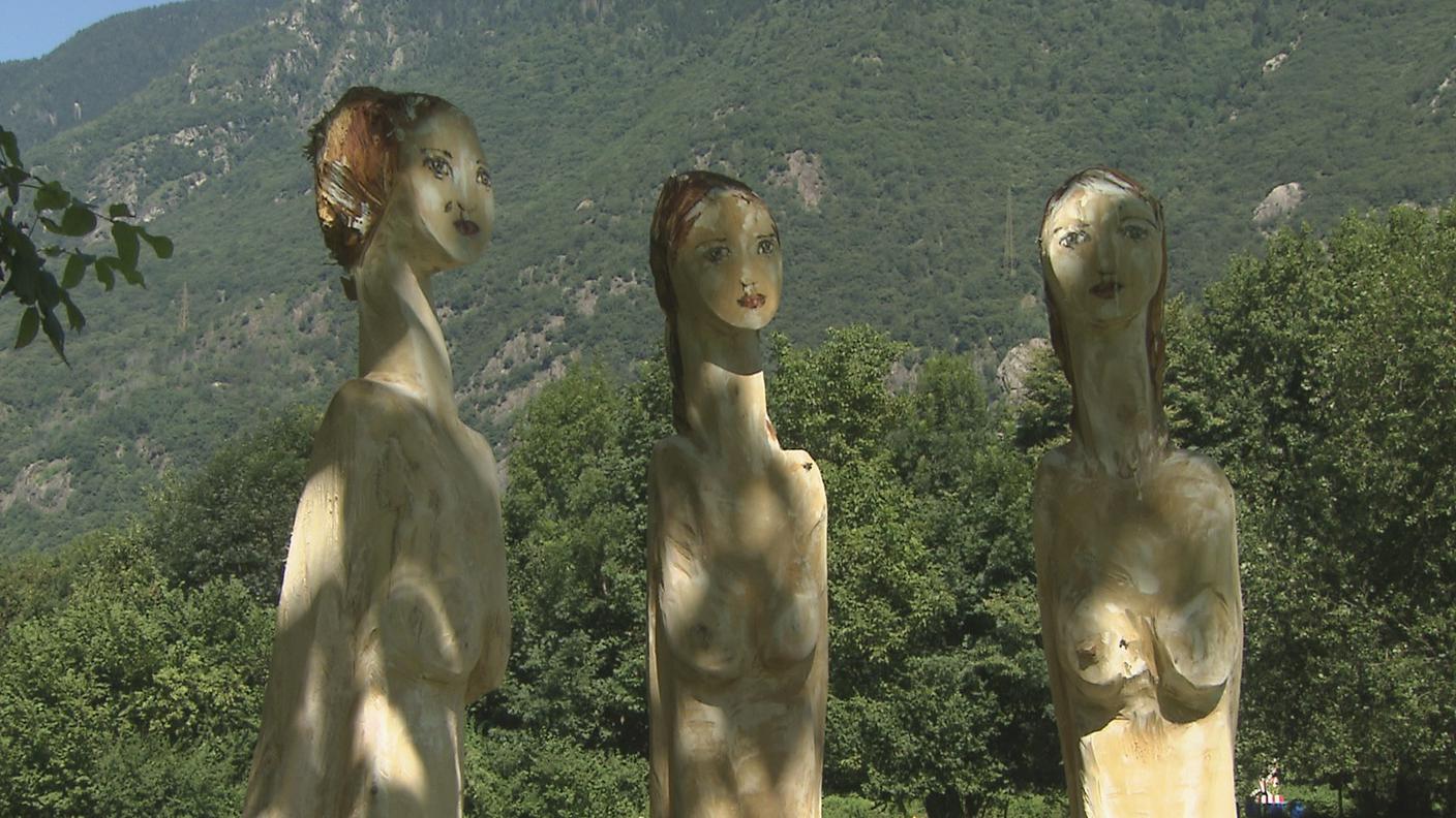 Una installazione all'aria aperta