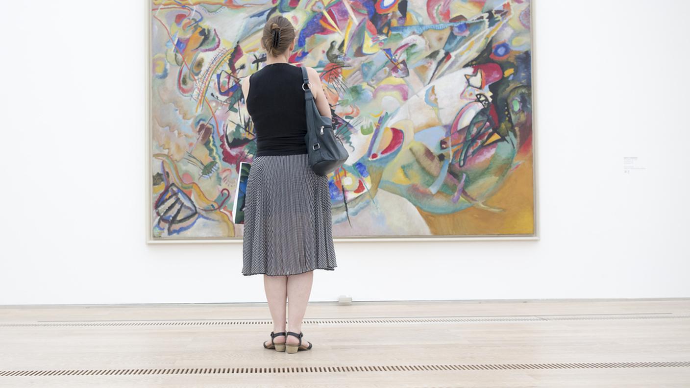 La celebre "Composizione VII" di Vassili Kandinsky
