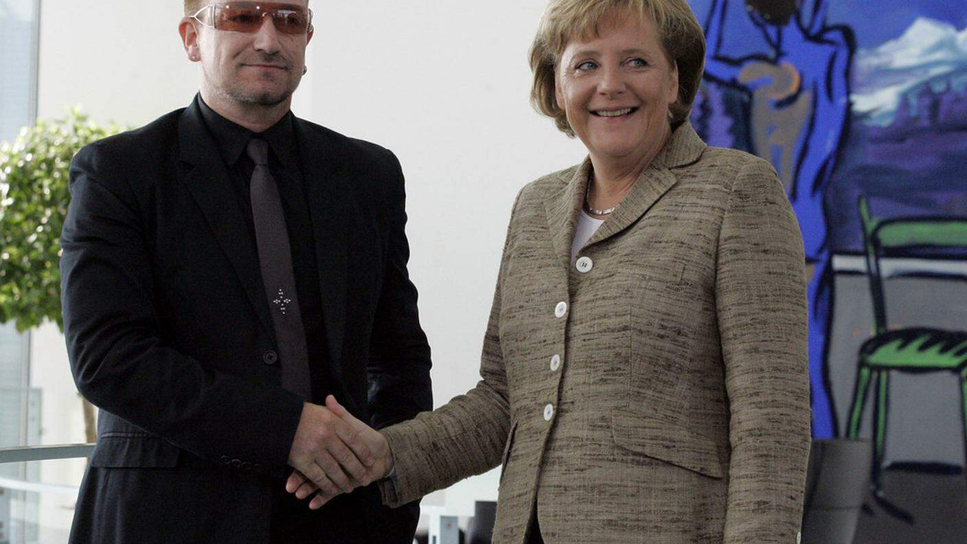 Con Angela Merkel nel 2007 