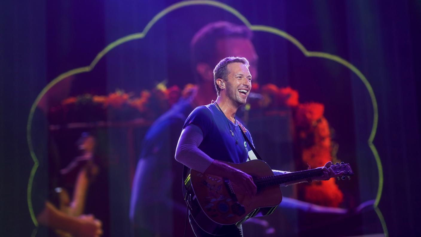 Chris Martin, cantante del gruppo britannico