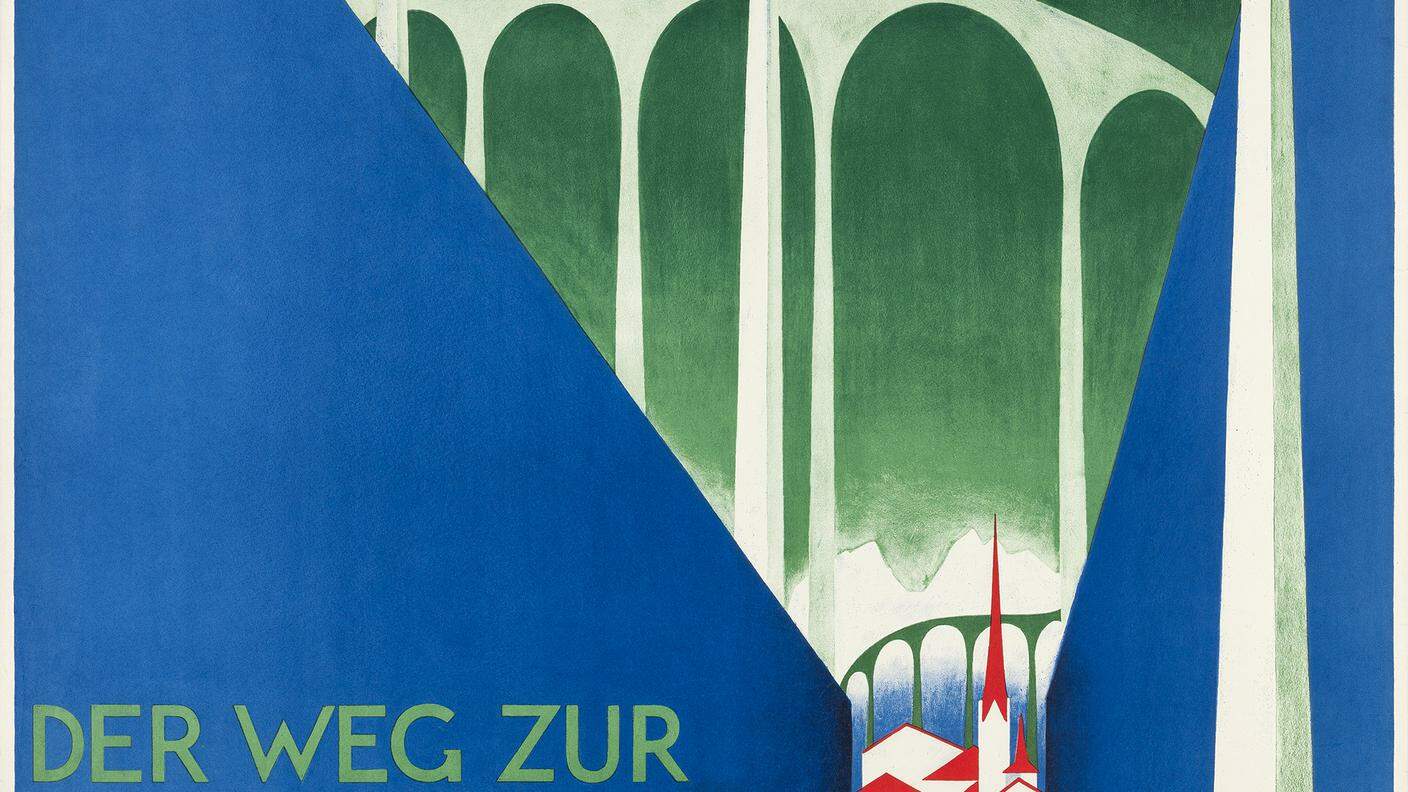 Otto Morach, Der Weg zur Kraft u. Gesundheit führt über Davos, affiche, vers 1926