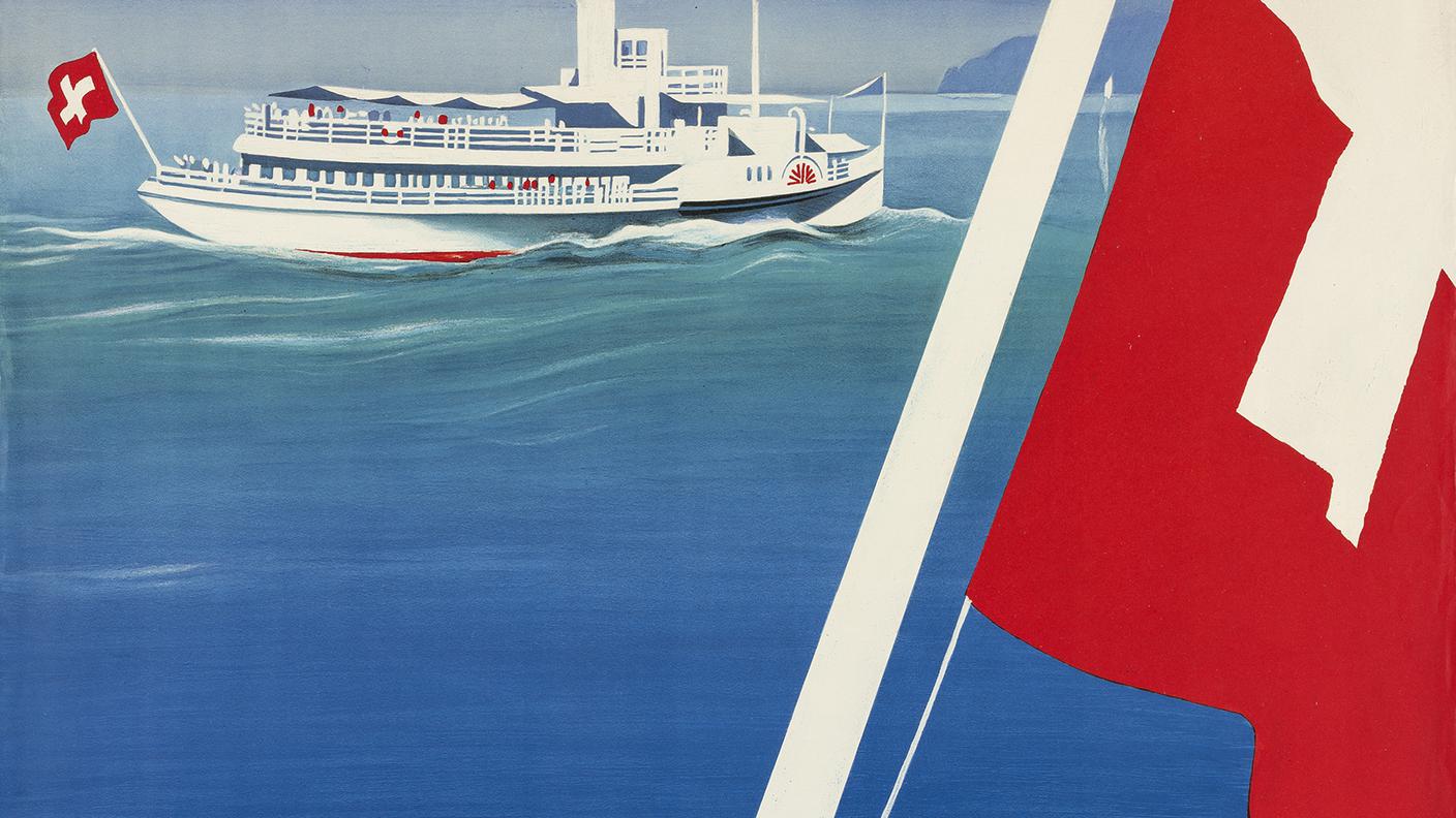 Otto Baumberger, Zürichsee, affiche, 1935